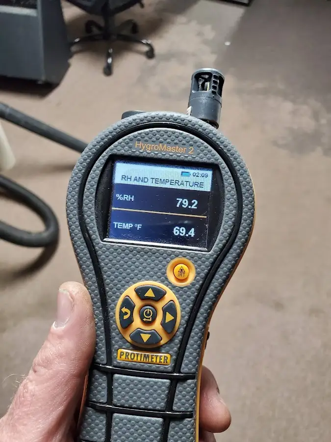 Moisture meter humidity assessment for Mold Remediation & Removal in Pelham
